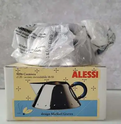 Vtg NOS Alessi Michael Graves Series 9096 Stainless Steel Creamer FREE US SHIP • $78.85