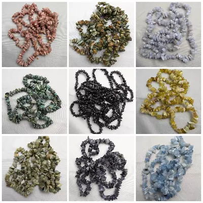 Gemstone Chip Beads Medium Chips Choose From 9 Different Strands • £9