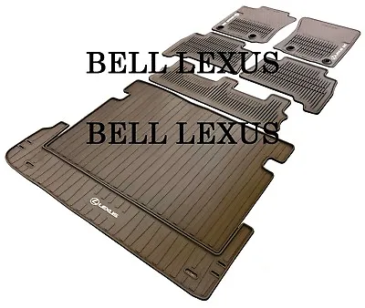 $249.98 • Buy Lexus Oem Factory All Weather Floor Mat Complete Set 2014-2022 Gx460 Brown
