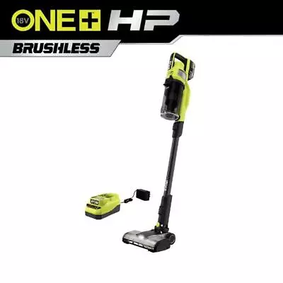 RYOBI ONE+ HP 18V Brushless Cordless Pet Stick Vacuum Cleaner Kit With 4.0 Ah HI • $147.95