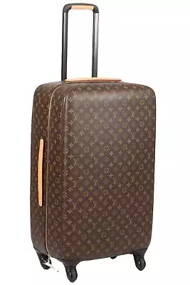 Louis Vuitton Zephyr 70 Monogram Coated Canvas And Leather Suitcase • £1760