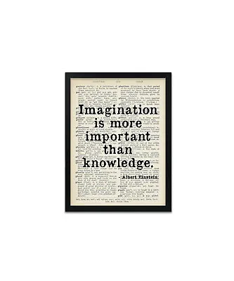 Einstein Inspirational Quote Quotes Poster Posters Print Prints Art Gift Gifts • £4