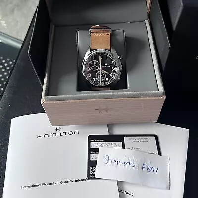 Hamilton Khaki Chronograph Aviation 43mm H76522531 MEN'S WATCH IN BOX • £415