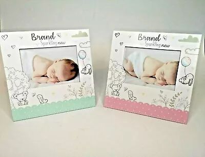 Baby Scan Photo Frame Announcement Cards With Stand Envelopes Gender Reveal B G • £3.71