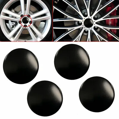 4x Car Wheel Center Hub Cap Sticker Decal 2.2  DOME SHAPE Car Accessories • $8.64