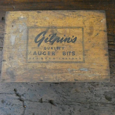 £24 • Buy Carpentry - Box ONLY For Hand Brace Auger Bits - Gilpins