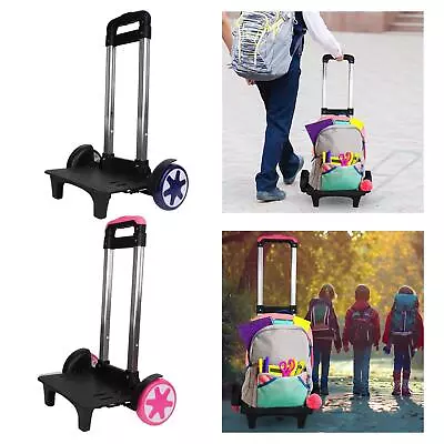 Backpack Trolley Wheeled Hand Trolley Travel Trolley For Schoolbag Boxes • $49.16