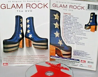 Glam Rock NEW! DVD T.Rex Roxy Music Alice CooperDavid  EssexNazarethSweet  • $6.88