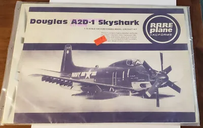 $17.99 • Buy Rare Plane Douglas A2D-1 Skyshark 1/72 Vacuform Kit