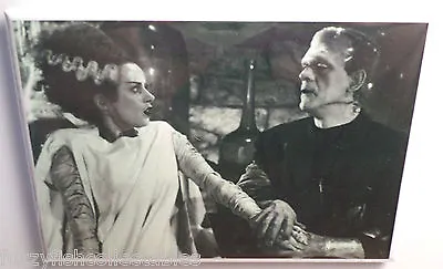 Bride Of Frankenstein Vintage Movie Photo 2  X 3  Refrigerator Locker MAGNET • $6.95