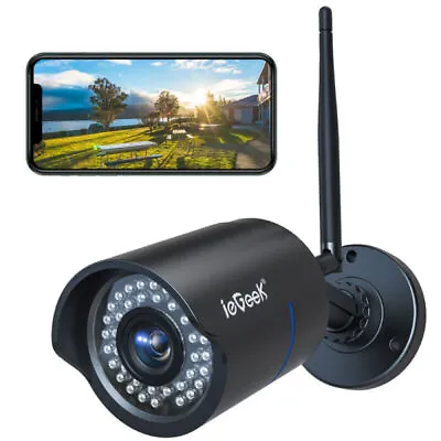 £31.98 • Buy IeGeek 1080P WIFI Outdoor Security Camera Wireless IR HD CCTV Smart Home IP CAM