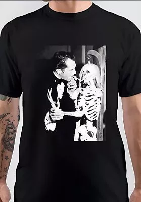 NWT Vincent Price Skull Smoking Goth Unisex T-Shirt • £23.16