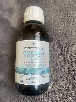 Vegetology Omega 3 | Vegan 3 From Microalgae | EPA & DHA Liquid |...  • £10