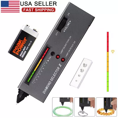 High Accuracy Diamond Tester Portable Gem Selector Gemstone Jeweler Testing Tool • $9.99