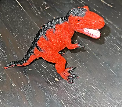 Red T-Rex 2006 TOYMAJOR Trading Co Ltd 5  Dinosaur Figure Adventure Force • $8.99