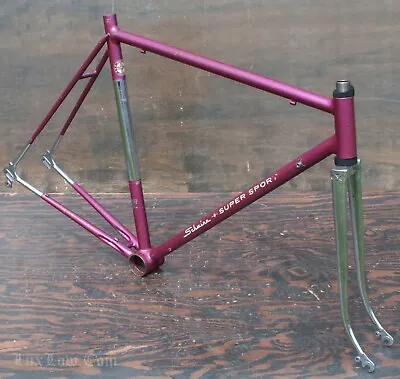 Vintage 1962 Schwinn Superior Sport Road Bike FRAME FORK 27  Wheels Tour Bicycle • $280