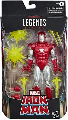 Hasbro Marvel Legends Iron Man Silver Centurion 6 Inch Action Figure • $29.95