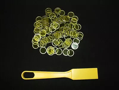 Magnetic Yellow Bingo Wand And 100 Chips Markers – Use On Paper Sheets Cards  • $8.75