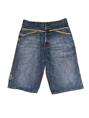 Marithe Francois Girbaud Jeans Shorts Mens 36 Vintage 90s Y2K Skater Long • $33.99