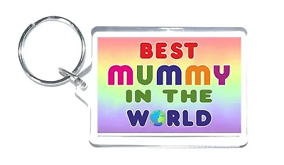 I Love My Mummy Gift - Best In The World - Novelty Keyring - Ideal Present • £3.95