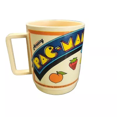 1980 Pac Man Cup Midway Deka USA Vintage • $16.99