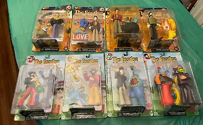 2 Sets (8 / Carded / Sealed Action Figures) McFarlane / BEATLES YELLOW SUBMARINE • $189.95