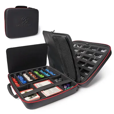 MONGPIENS DND Tabletop RPG Organizer Bag Case For Dungeons And Dragons Player • $34.65