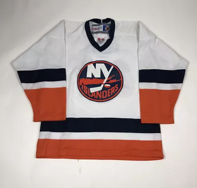 New York Islanders Michael Peca # 27 Vintage Jersey Size Youth L/XL NHL Hockey • $49.97