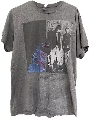 Muse 2nd Law Split Band Image 2013 Tour Grey T Shirt • $19.99