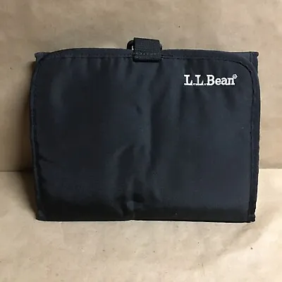 Ll Bean Black Personal Organizer / Cosmetic Bag With Pockets And Mirror • $12