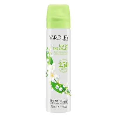 YARDLEY Lily Of The Valley Deo Body Spray 75ml • £1.99