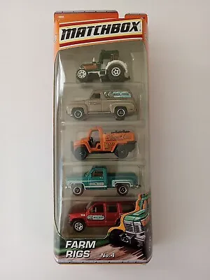 2009-10 Matchbox Farm Rigs #4 5-pack Chevy Stepside Ford Panel F-100 Tractor • $18.58