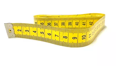 Tape Measure Yellow 300cm Long Sewing Fabric Tailor Seamstress Measuring Tape • £3.35