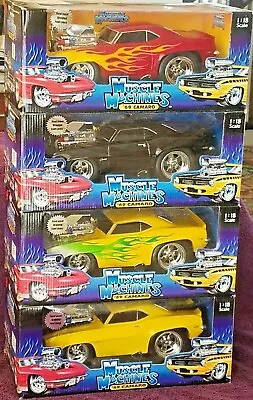 1969 Chevrolet Camaro - Muscle Machines - 1:18 New  ** 4 To Choose From ** • $54.99