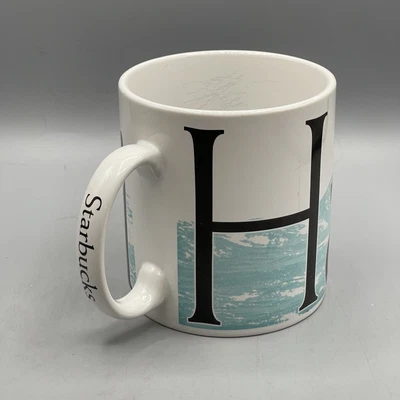 $14.85 • Buy Starbucks Mug Hawaii City Collector Series 2007 Large Jumbo White Spell Out