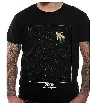 $12.35 • Buy 2001 Space Odyssey T Shirt Official Floating In Space Stanley Kubrick Collection
