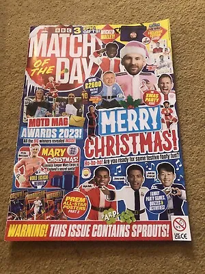 MATCH OF THE DAY MAGAZINE No 692 DEC 2023 NO CARDS INCLUDED - CHRISTMAS SPECIAL • £3.79