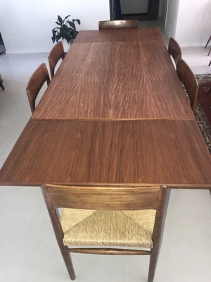 $800 • Buy Retro Vintage THBrown Parker Era Extension Dining Table Seats 6 - 10