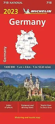 Germany 2023 - Michelin National Map 718 Michelin • £7.30