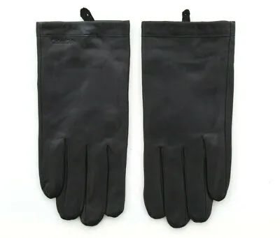 Calvin Klein Men's Leather Gloves CK Touchscreen Winter Glove Black $70 • $29.99