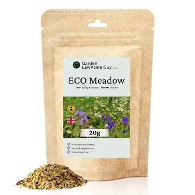 Eco Meadow - Grass & Wildflower Mix • £12.99