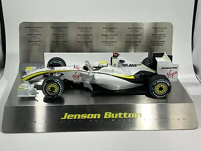 1/18 Minichamps 2009 Brawn GP BGP001 Jenson Button F1 World Champion US SLR READ • $299.99