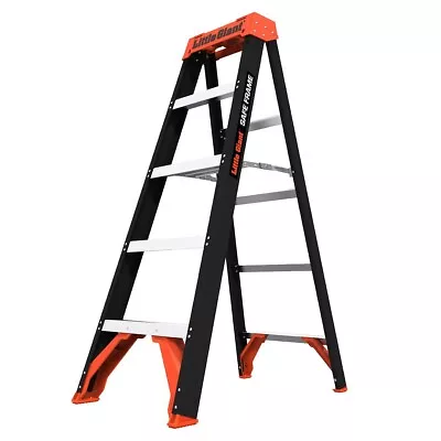 Ladder Little Giant A Frame 4 Step Folding 5 Ft Foot Feet Lightweight Heavy Duty • $143.99