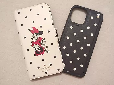 Kate Spade X Disney Minnie Mouse Dots Wallet Folio & IPhone 12 / 13 Pro Case  • $24.98