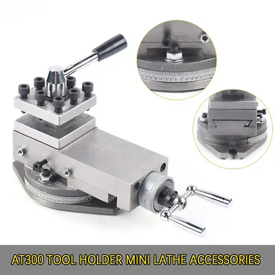 Metal Tool Holder Mini Lathe Set Accessories Metal Change Drill Lathe Assembly • $123