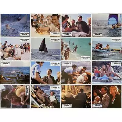 JAWS 2 Original Lobby Cards X16 - 9x12 In. - 1978 - Jeannot Szwarc Roy Sheider • $171.24