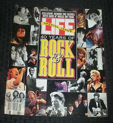 1992 Dec 1 LIFE Magazine FN 6.0 40 Years Of Rock & Roll / Kiss / Madonna / Elvis • $15.25