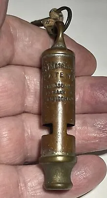 Rare C1898 Metropolitan Police Whistle J.Hudson & Co 13 Barr Street Birmingham • £65