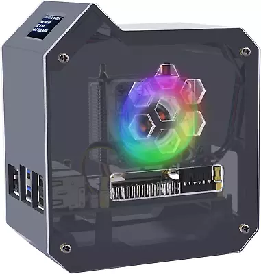 Mini Tower Kit For Raspberry Pi 5 Pi 5 Case With ICE Tower Cooler 0.96'' • $56.99