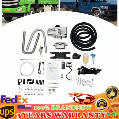 5KW 12V Diesel Water Heater Kit For RV Cars Heat Conduction Coolant Heating US • $290